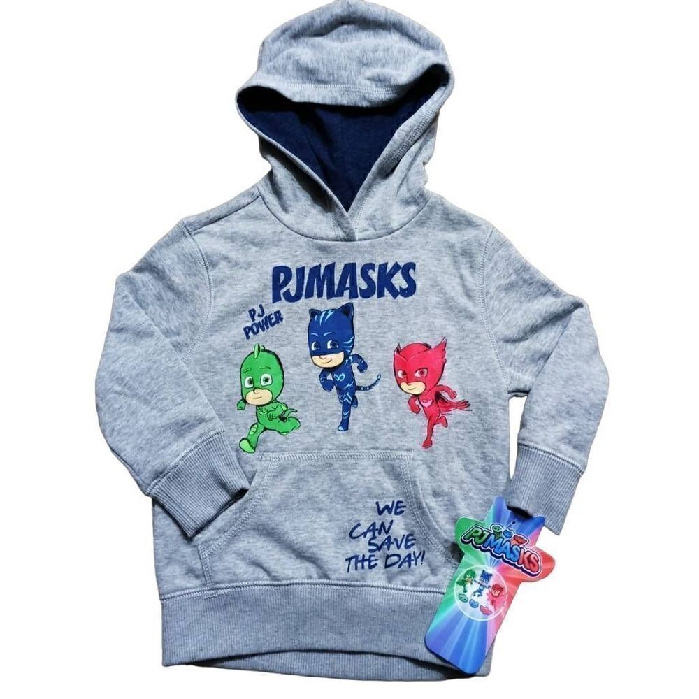 PJโMASKSโLongโSleeveโFleeceโHoodieโ2Tโ-E